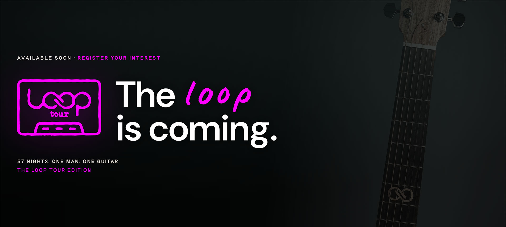 Landing page hero banner